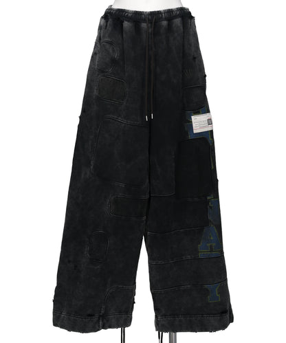 BLEACHED REPAIR SWEAT PANTS