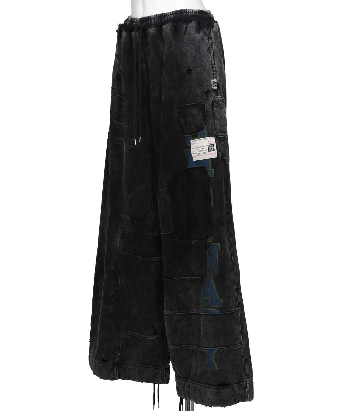 BLEACHED REPAIR SWEAT PANTS