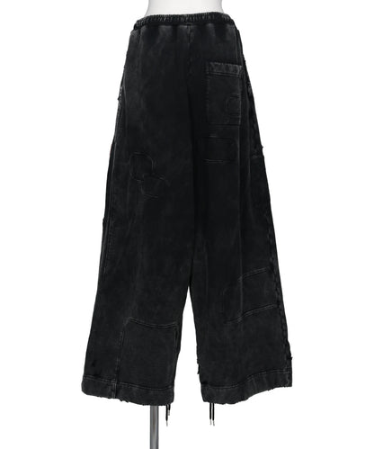 BLEACHED REPAIR SWEAT PANTS