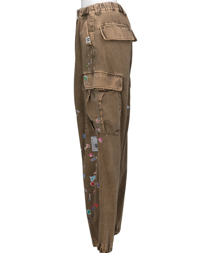 MILITARY PANTS w KIDS STICKER