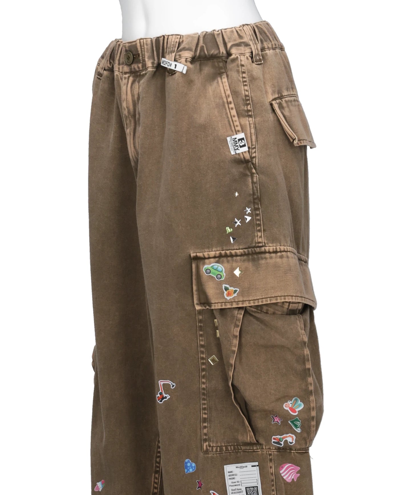 MILITARY PANTS w KIDS STICKER