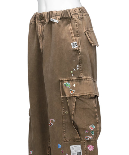 MILITARY PANTS w KIDS STICKER