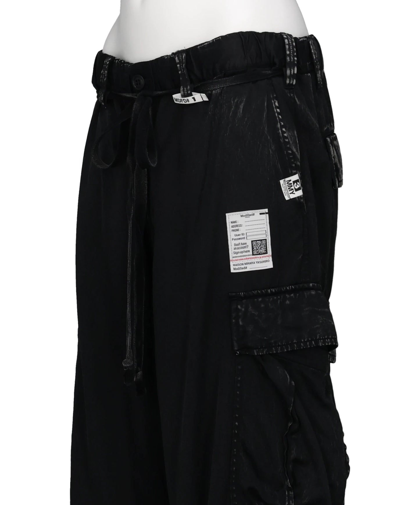 R/CO SATIN CARGO PANTS