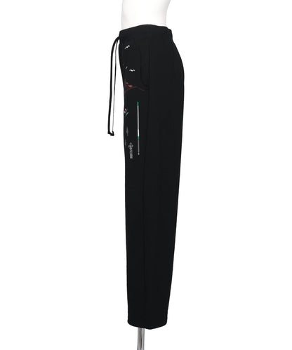 LANDSCAPE EMBROIDERY SWEAT TROUSERS