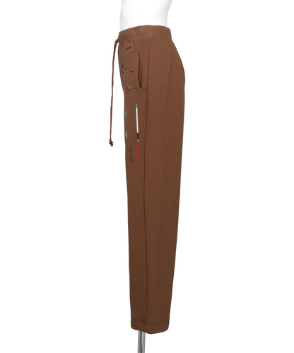 LANDSCAPE EMBROIDERY SWEAT TROUSERS