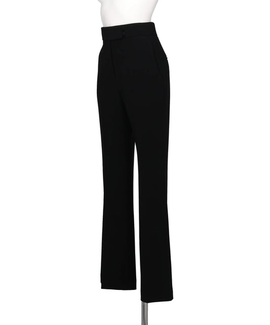 TRIACETATE HIGH-WAISTED CENTER-CREASE SUIT TROUSERS