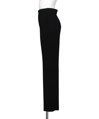 TRIACETATE HIGH-WAISTED CENTER-CREASE SUIT TROUSERS