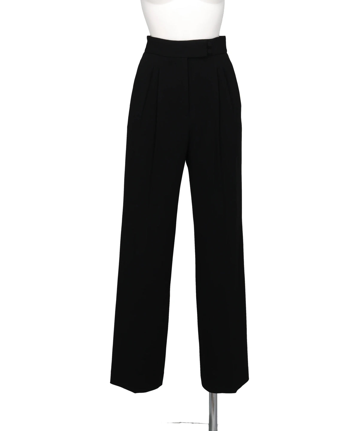 Mame Kurogouchi(マメクロゴウチ) 2026AW TRIACETATE HIGH WAISTED TUCKED TROUSERS MM26FW-PT603