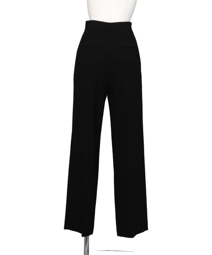 TRIACETATE HIGH-WAISTED TUCKED TROUSERS