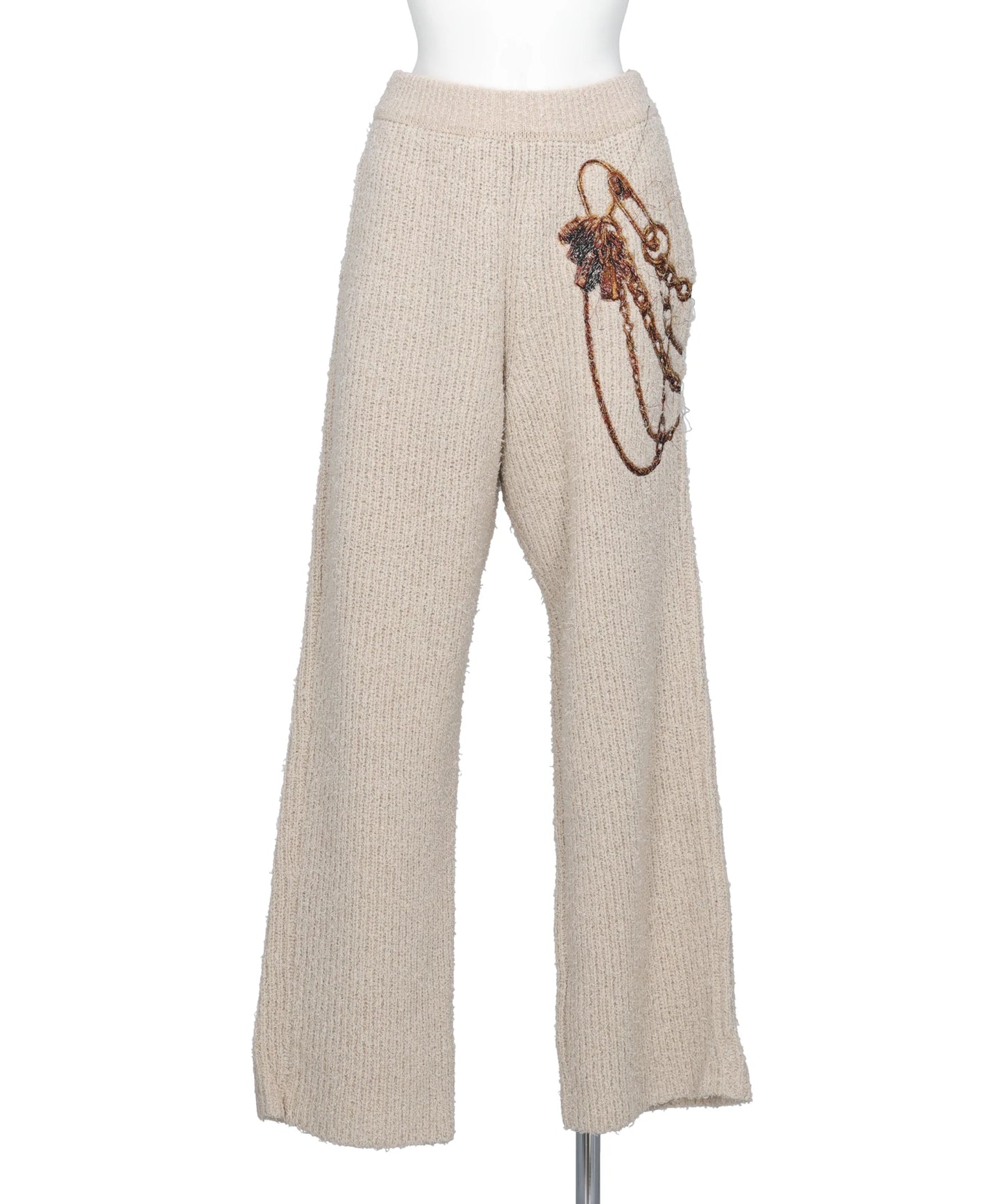 doublet（ダブレット）TROMPE L'OEIL EMBROIDERY KNIT PANTS