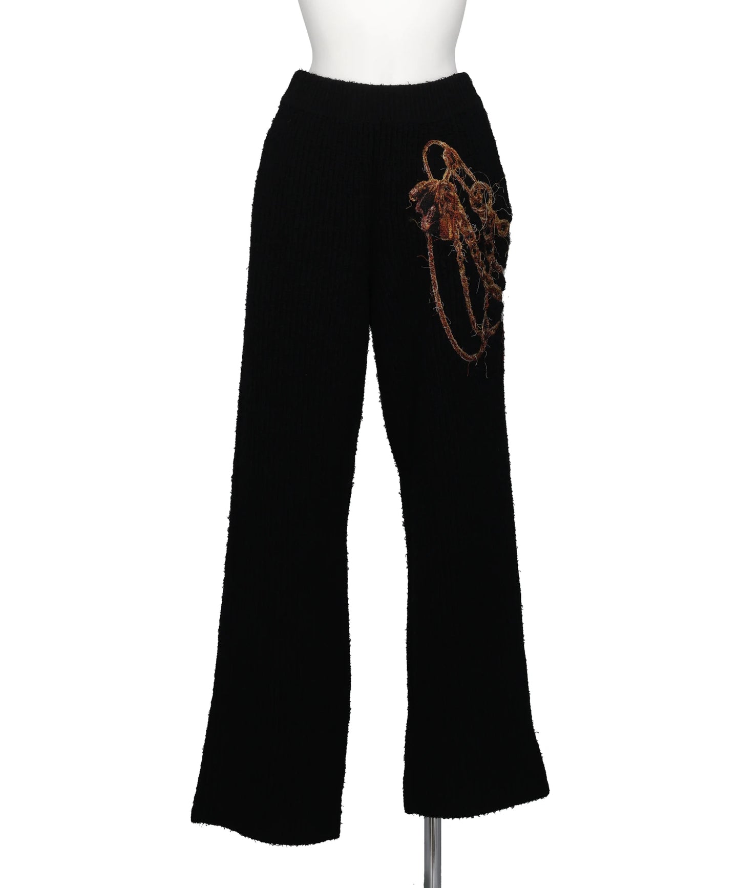 doublet（ダブレット）TROMPE L'OEIL EMBROIDERY KNIT PANTS