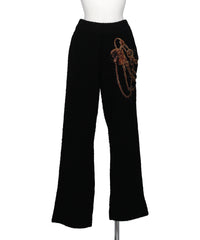 doublet（ダブレット）TROMPE L'OEIL EMBROIDERY KNIT PANTS