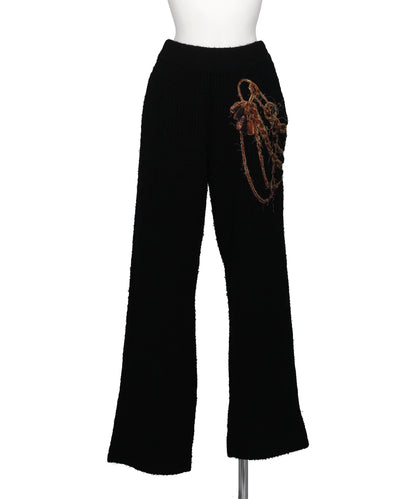 doublet（ダブレット）TROMPE L'OEIL EMBROIDERY KNIT PANTS