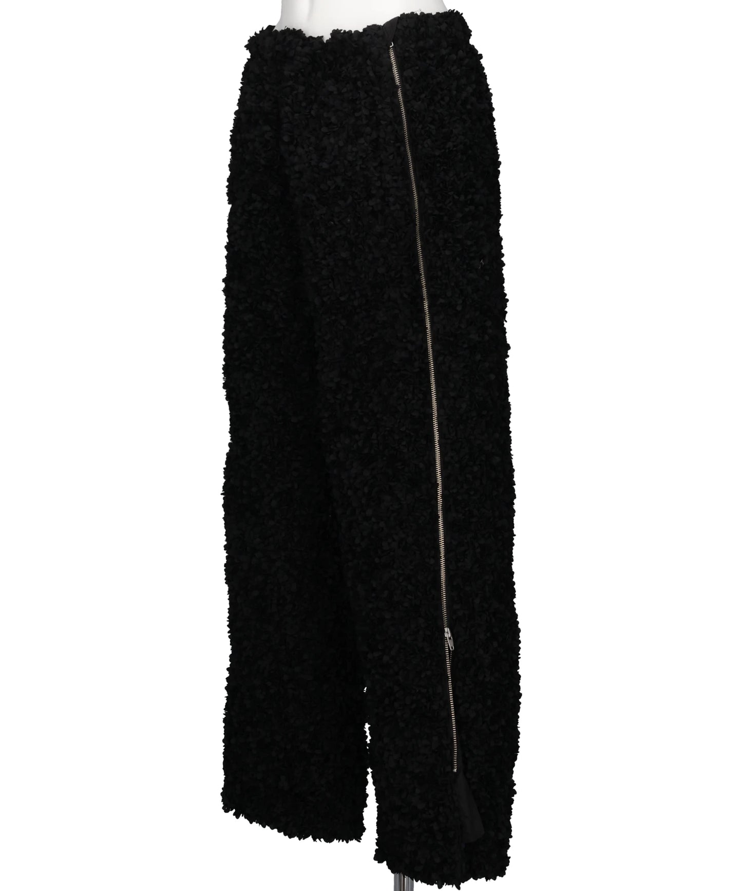 SIDE-ZIP FLOWER PANTS