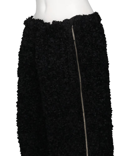 SIDE-ZIP FLOWER PANTS