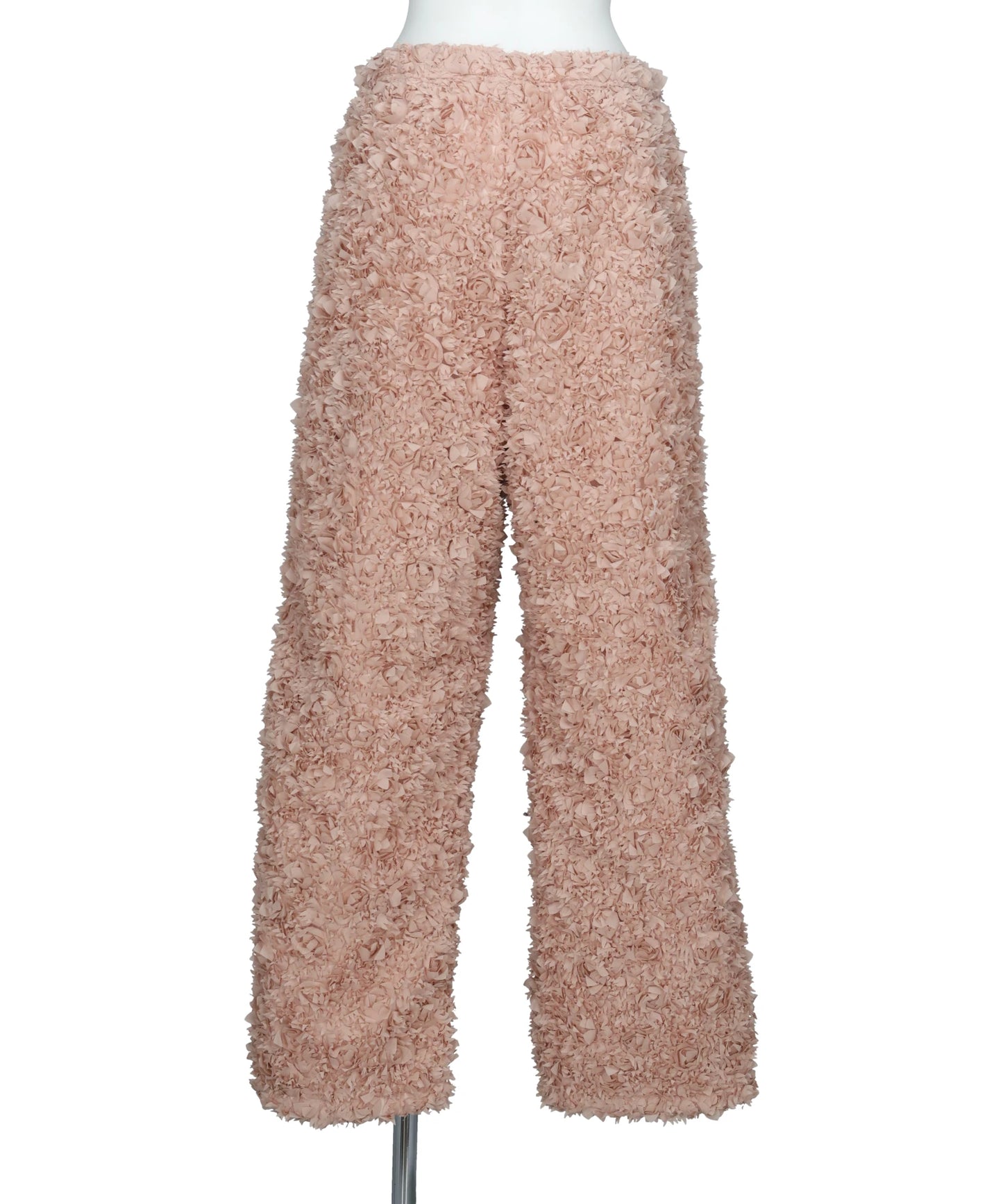 SIDE-ZIP FLOWER PANTS