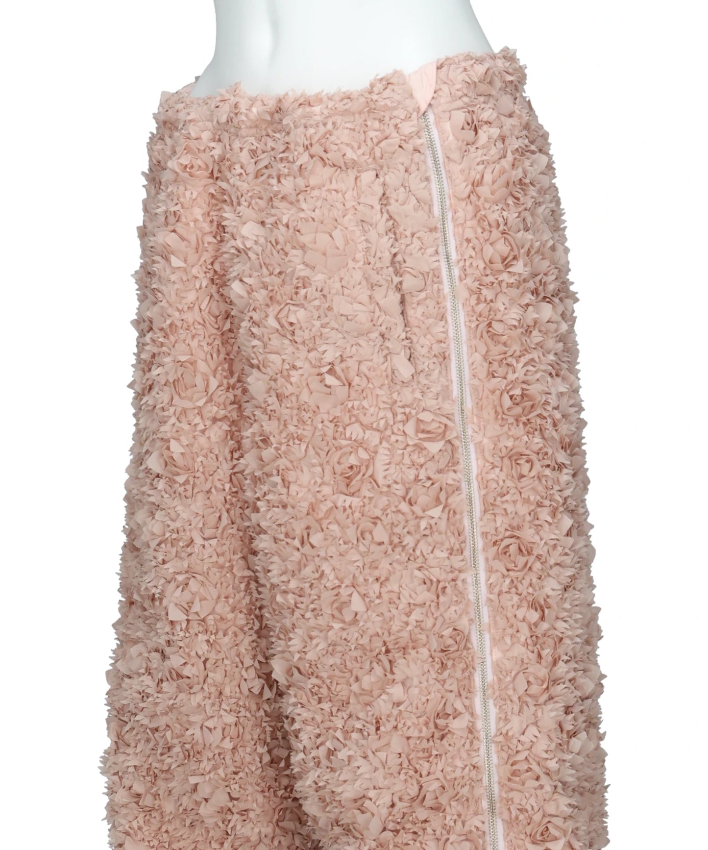 SIDE-ZIP FLOWER PANTS