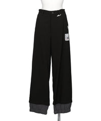 Maison MIHARA YASUHIRO(メゾンミハラヤスヒロ) LAYERED HEM HOUNDSTOOTH PANTS