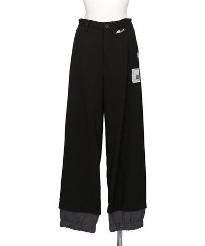 Maison MIHARA YASUHIRO(メゾンミハラヤスヒロ) LAYERED HEM HOUNDSTOOTH PANTS