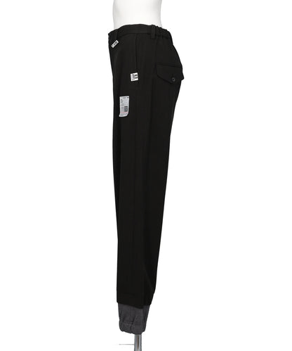 LAYERED HEM HOUNDSTOOTH PANTS