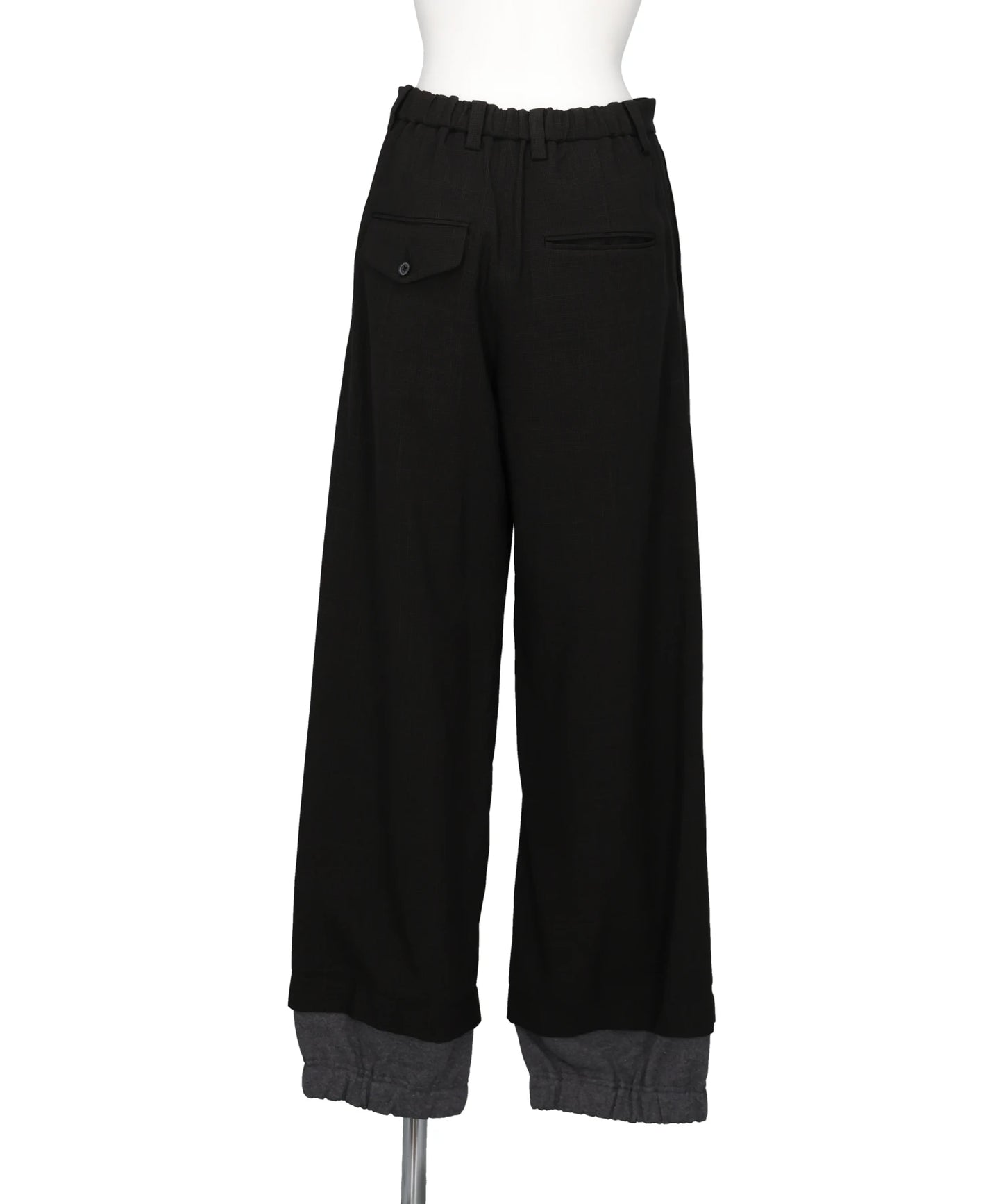 LAYERED HEM HOUNDSTOOTH PANTS