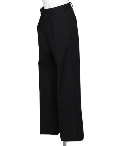 WOOL GABARDINE SLIT TROUSERS