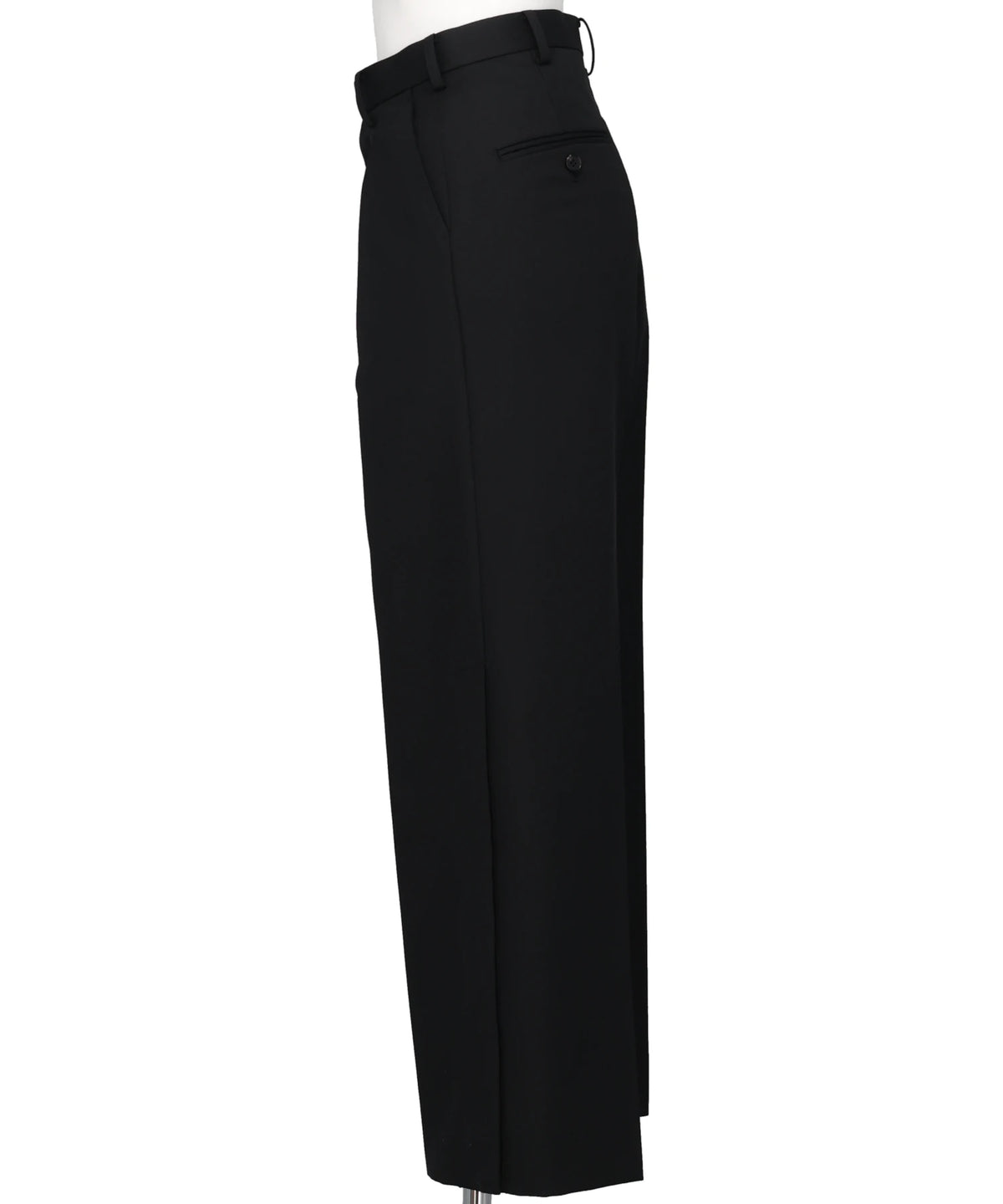 WOOL GABARDINE SLIT TROUSERS