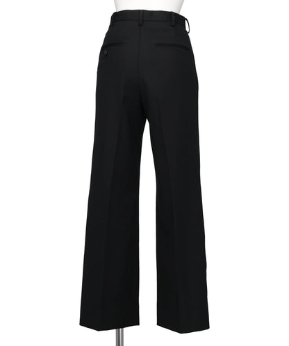 WOOL GABARDINE SLIT TROUSERS
