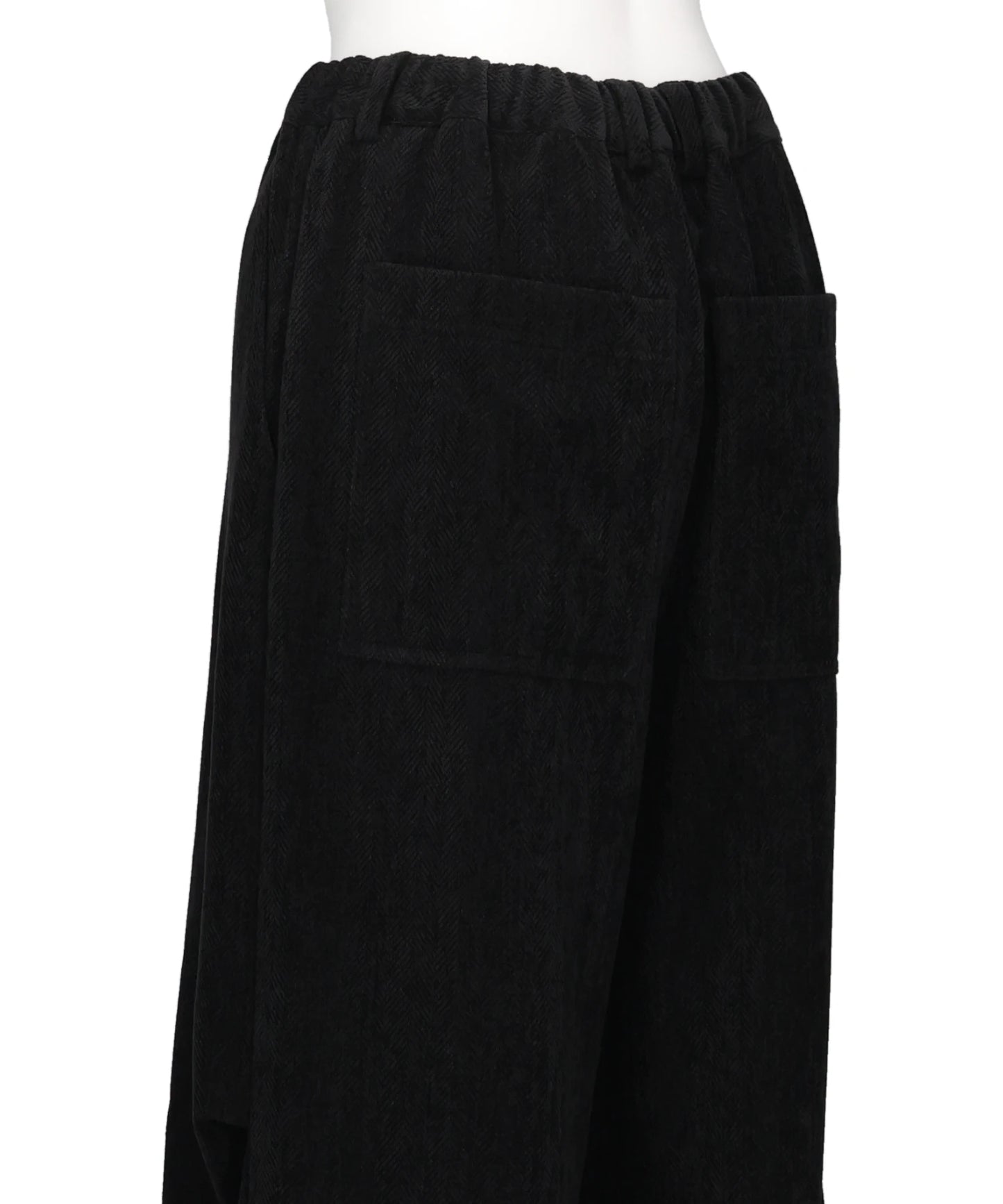 HERRINGBONE VELOUR PANTS