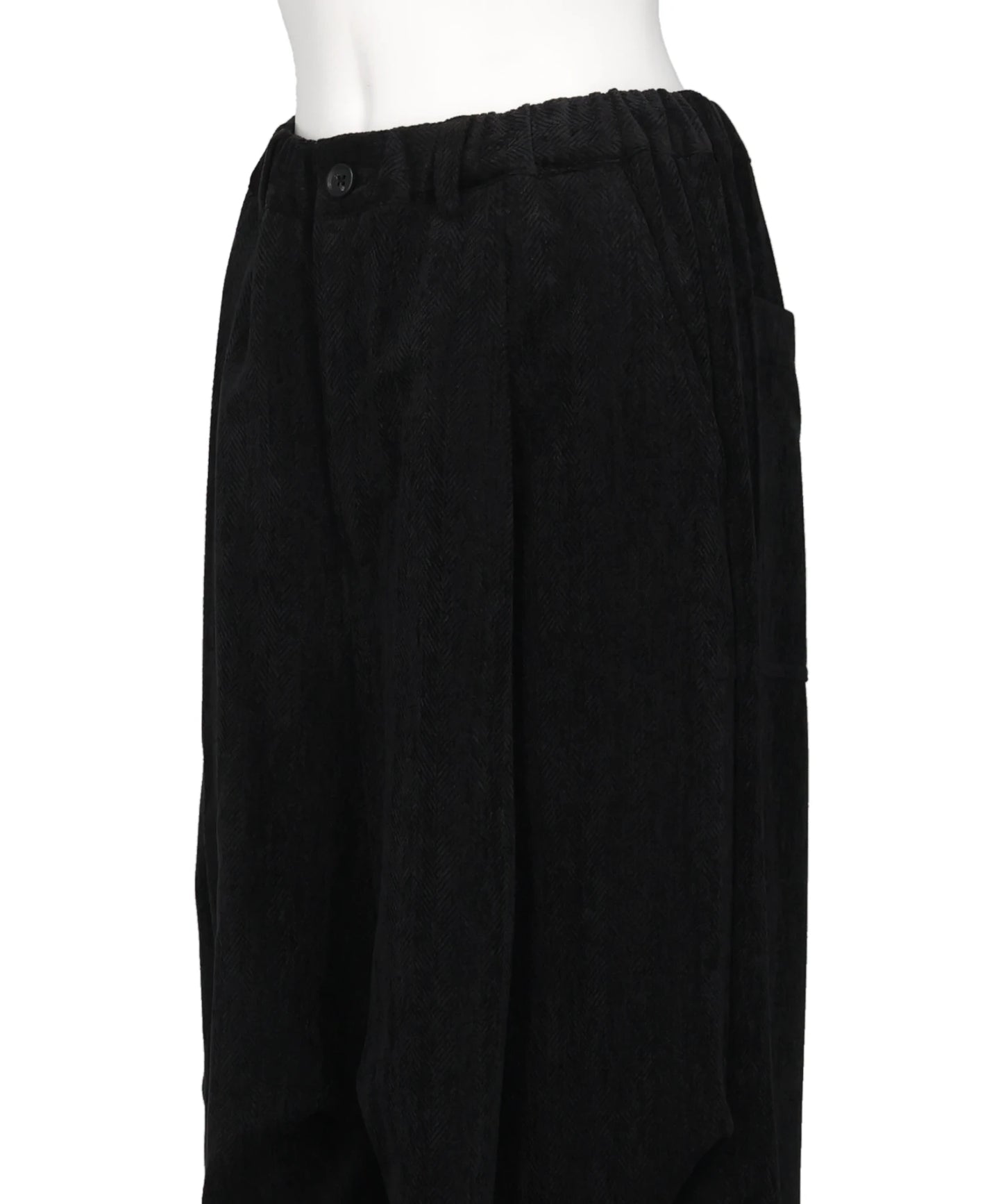 HERRINGBONE VELOUR PANTS