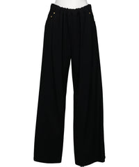 AKIKOAOKI FLANNEL COMBI TROUSERS