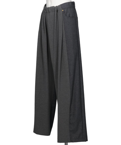 FLANNEL COMBI TROUSERS