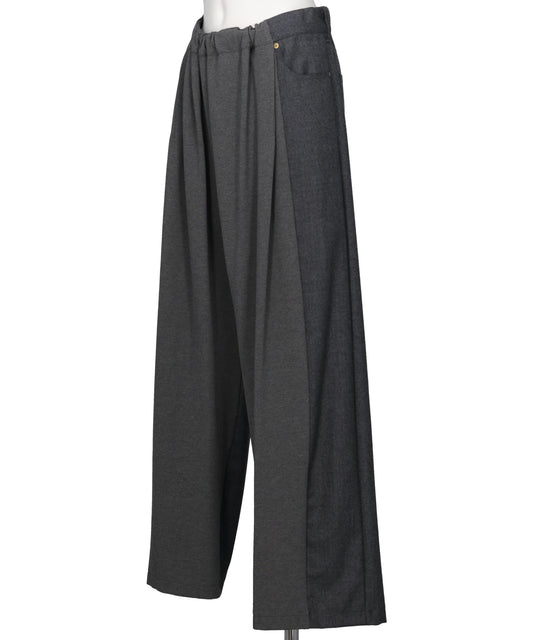 FLANNEL COMBI TROUSERS
