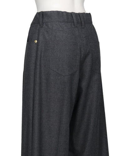FLANNEL COMBI TROUSERS
