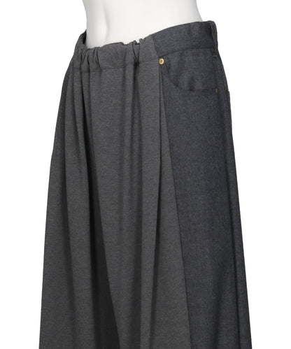 FLANNEL COMBI TROUSERS