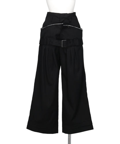 mukcyen（ムッシャン）DOUBLE WAIST TROUSERS