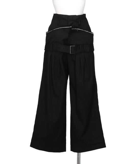 mukcyen（ムッシャン）DOUBLE WAIST TROUSERS