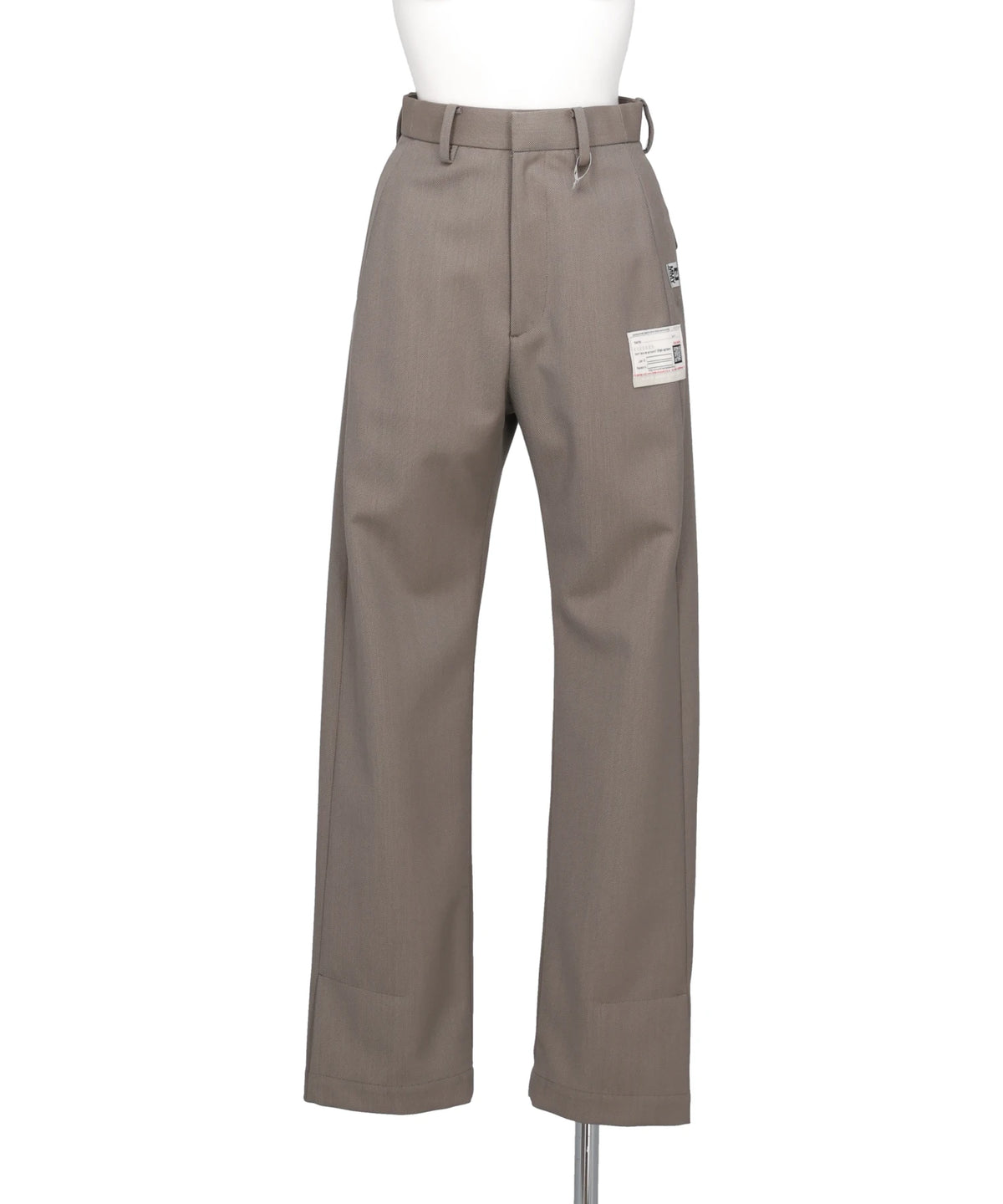 Maison MIHARA YASUHIRO(メゾンミハラヤスヒロ) 2026AW T/W TWILL FOLDED TROUSERS　B17PT112