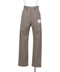 Maison MIHARA YASUHIRO(メゾンミハラヤスヒロ) 2026AW T/W TWILL FOLDED TROUSERS　B17PT112