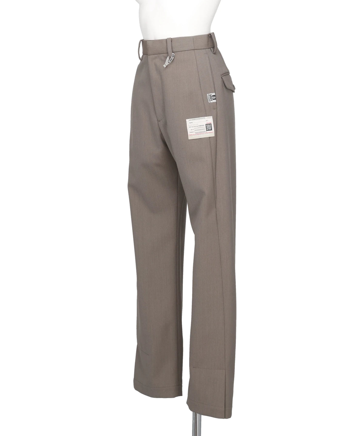 T/W TWILL FOLDED TROUSERS