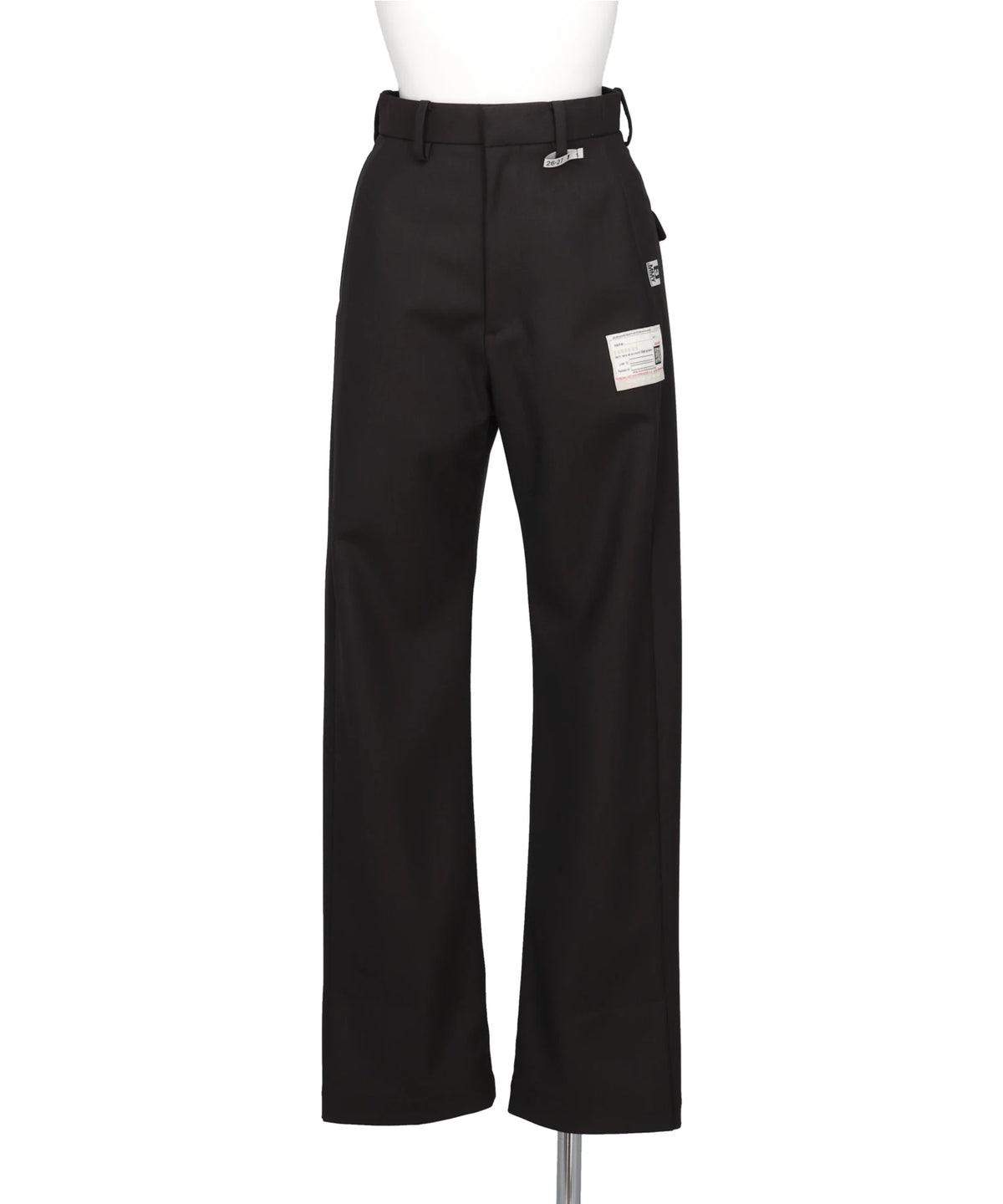 Maison MIHARA YASUHIRO(メゾンミハラヤスヒロ) 2026AW T/W TWILL FOLDED TROUSERS B17PT112