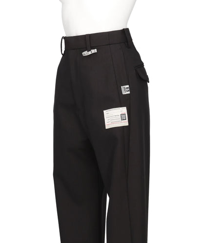 T/W TWILL FOLDED TROUSERS