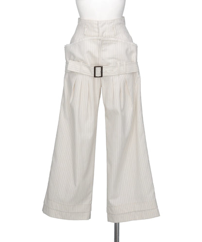 mukcyen（ムッシャン）DOUBLE WAIST TROUSERS