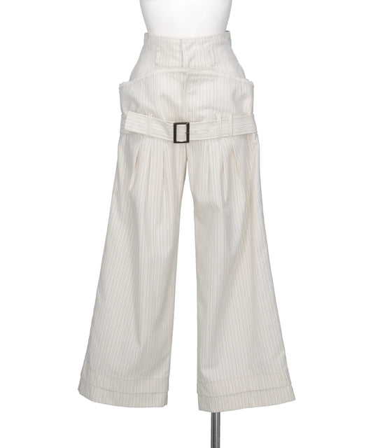 mukcyen（ムッシャン）DOUBLE WAIST TROUSERS