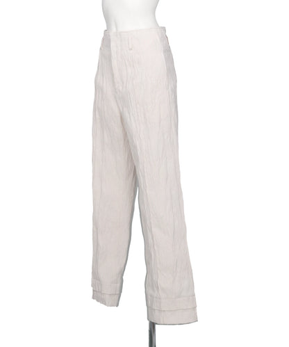 ERODED JACQUARD TROUSERS