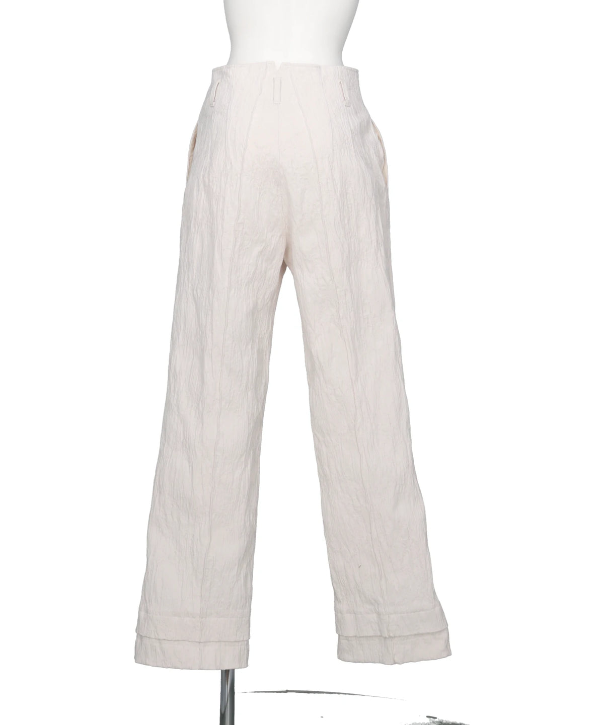 ERODED JACQUARD TROUSERS