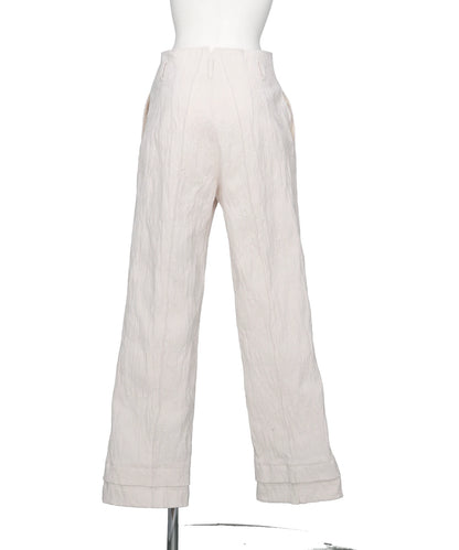 ERODED JACQUARD TROUSERS
