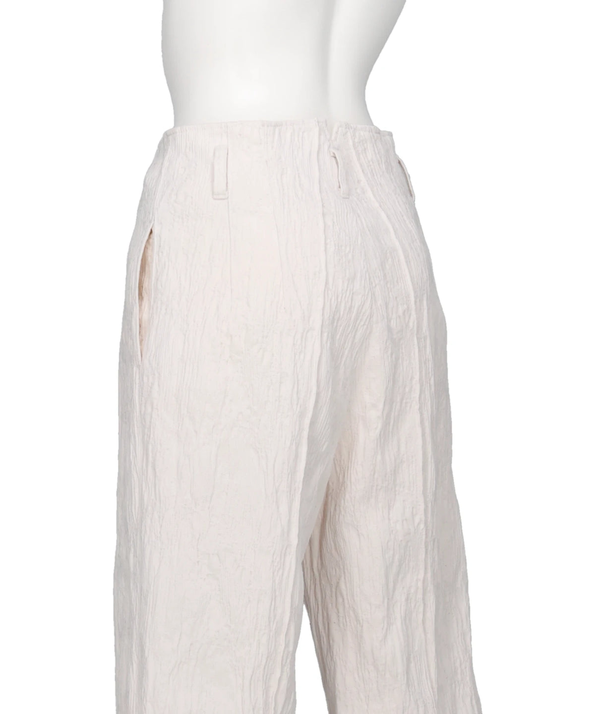 ERODED JACQUARD TROUSERS