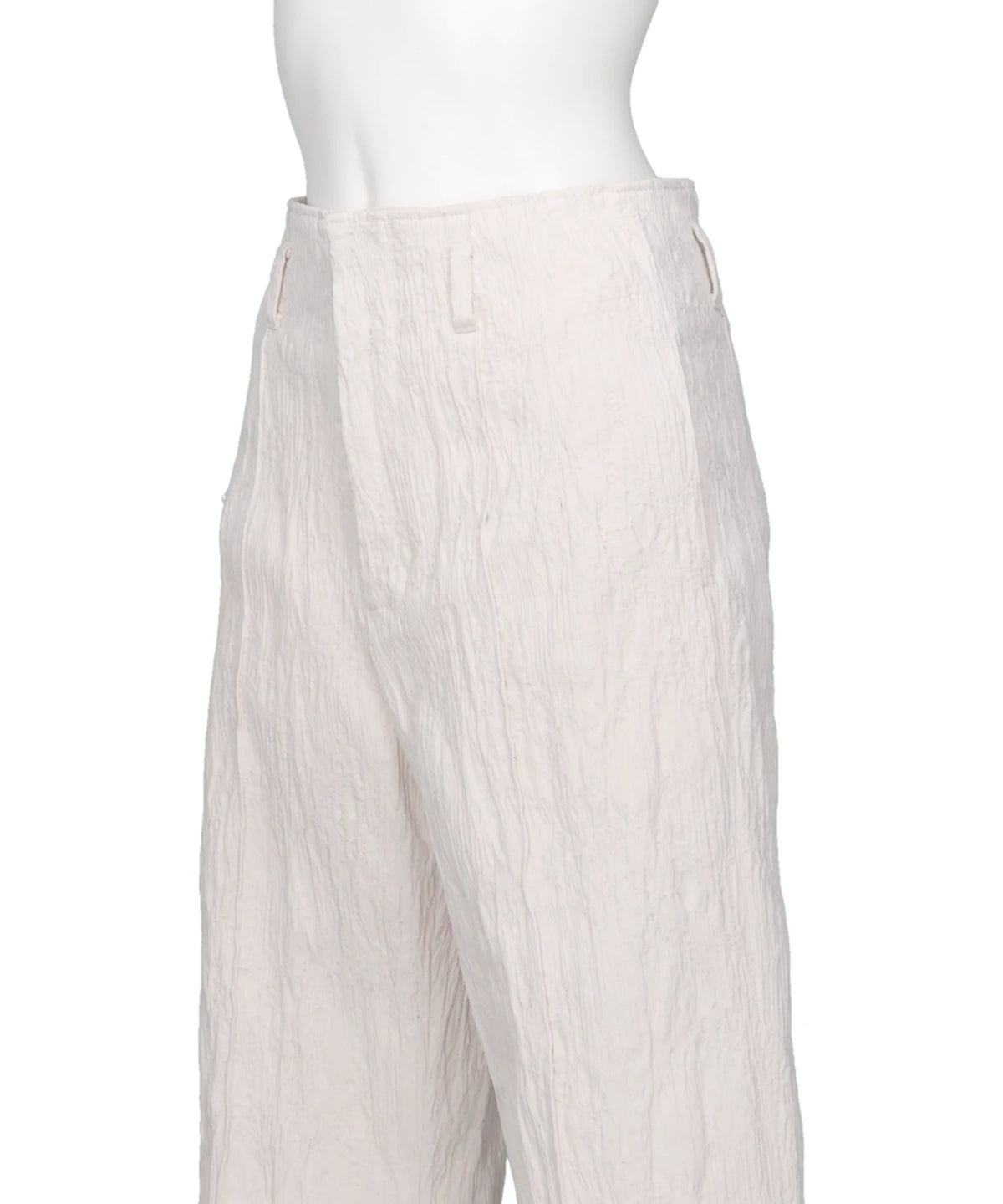 ERODED JACQUARD TROUSERS