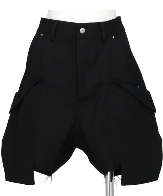 STEFAN CARGO SHORTS - BLACK